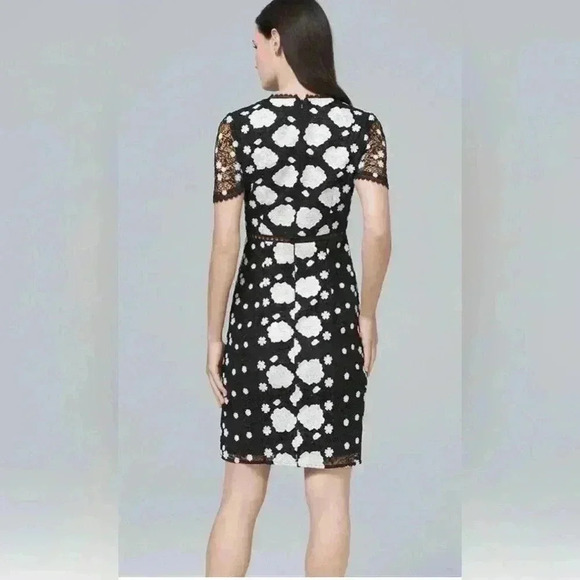 ML MONIQUE LHUILLIER EVA LACE DRESS SIZE 4 NWT - Picture 2 of 16